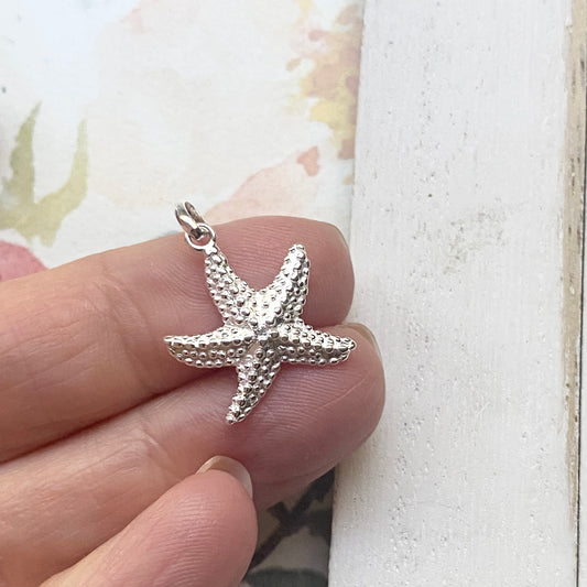 Starfish Pendant Sterling Silver