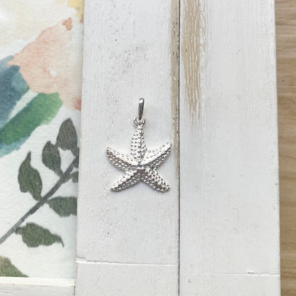 Starfish Pendant Sterling Silver