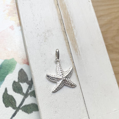 Starfish Pendant Sterling Silver