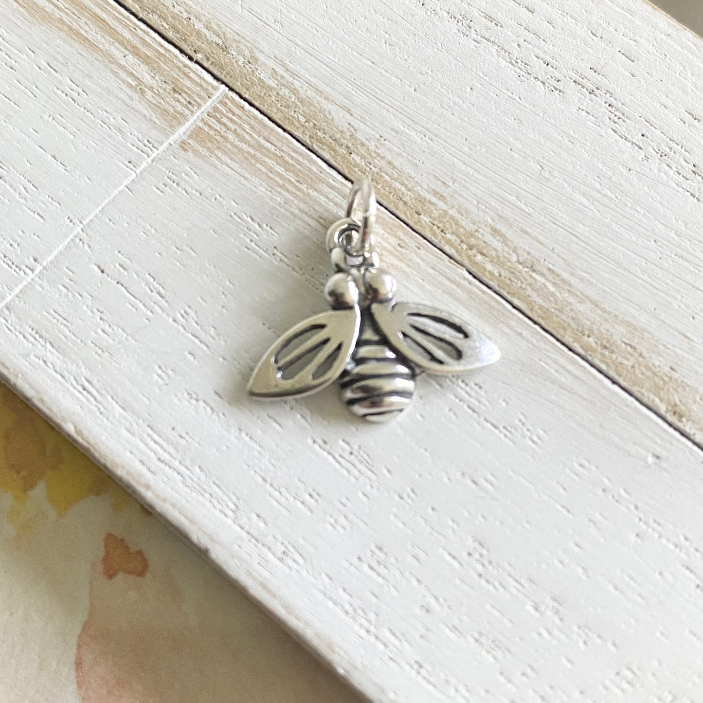 Bumble Bee Charm Sterling Silver