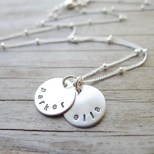 Mini Personalized Necklace in Sterling Silver