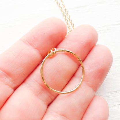 Gold Eternity Necklace