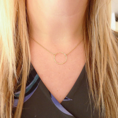 Gold Eternity Necklace