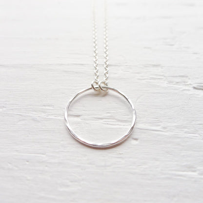 Silver Circle Necklace