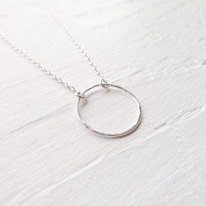 Silver Circle Necklace