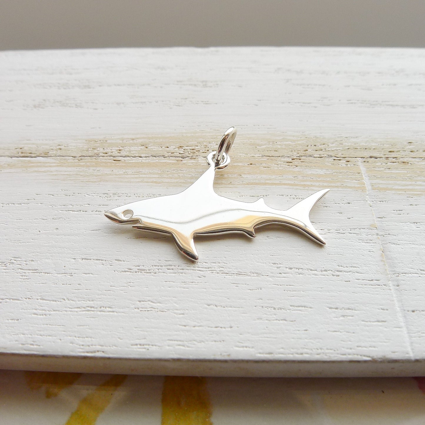 Shark Charm Sterling Silver