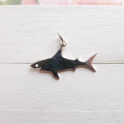 Shark Charm Sterling Silver