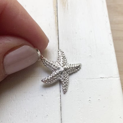 Starfish Pendant Sterling Silver