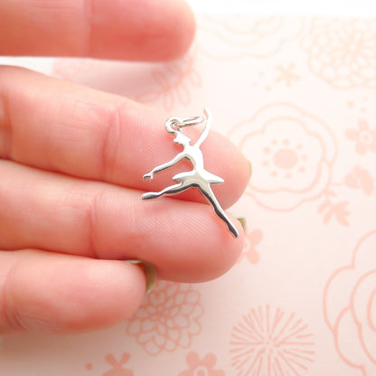 Ballet Charm Sterling Silver Ballerina