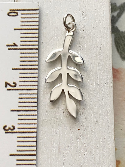 Olive Branch Charm Leaf Tree Branch