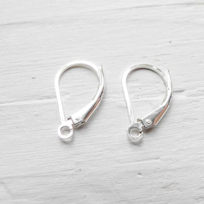 Sterling Silver Leverback Earwires Lever Back Earring Hooks